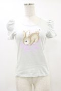 MILK / ドレスアップバニーTee  サックス H-25-05-18-027-ML-TO-KB-ZH
