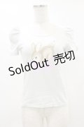 MILK / ドレスアップバニーTee  サックス H-25-05-18-027-ML-TO-KB-ZH