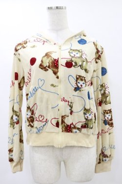画像1: MILK / petti kittenパーカー  ベージュ H-25-05-18-039-ML-TO-KB-ZH