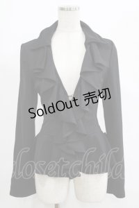 Ozz Croce / フラッフィージャケット  黒 H-25-05-19-042-OO-JA-KB-ZH