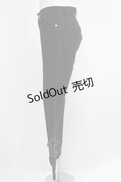 画像2: PEACE NOW / ベルト付きパンツ M 黒 H-25-05-19-046-PU-PA-KB-ZH