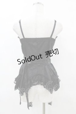 画像2: Qutie Frash / ビスチェキャミ  黒 H-25-05-19-1040-QU-TO-KB-ZH