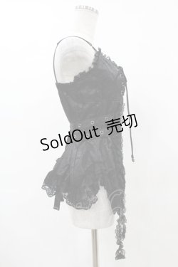 画像3: Qutie Frash / ビスチェキャミ  黒 H-25-05-19-1040-QU-TO-KB-ZH