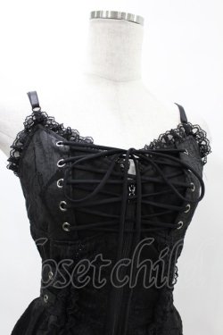 画像4: Qutie Frash / ビスチェキャミ  黒 H-25-05-19-1040-QU-TO-KB-ZH