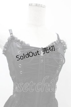 画像4: Qutie Frash / ビスチェキャミ  黒 H-25-05-19-1040-QU-TO-KB-ZH