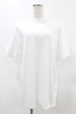 画像1: NieR Clothing / バックプリントTシャツ  白 H-25-05-19-1043-PU-TO-KB-ZH