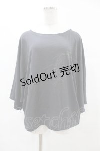 Qutie Frash / ドルマンカットソー  グレー H-25-05-19-1046-QU-TO-KB-ZH