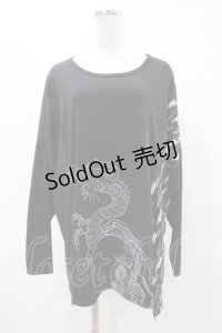 Qutie Frash / 切替ドルマンカットソー  黒 H-25-05-19-1048-QU-TO-KB-ZH