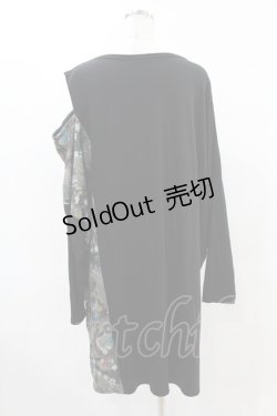 画像2: Qutie Frash / 肩開きドルマンカットソー  黒 H-25-05-19-1049-QU-TO-KB-ZH