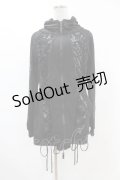 Qutie Frash / メッシュ切替ZIPパーカー  黒 H-25-05-19-1050-QU-TO-KB-ZH
