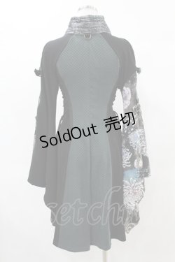 画像2: Qutie Frash / 肩開き着物カーディガン  黒 H-25-05-19-1051-QU-TO-KB-ZH