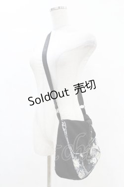画像2: Qutie Frash / 和柄ショルダーバッグ  黒 H-25-05-19-1025-QU-BG-KB-ZH