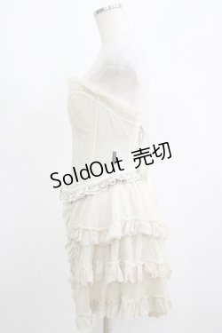 画像2: Ozz oneste / 薔薇刺繍オーバーコルセット  アイボリー H-25-05-19-049-OO-ZA-KB-ZH