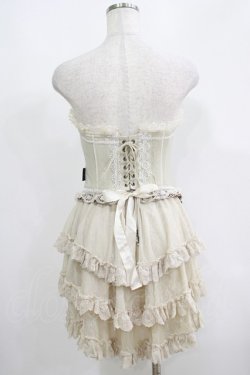 画像3: Ozz oneste / 薔薇刺繍オーバーコルセット  アイボリー H-25-05-19-049-OO-ZA-KB-ZH