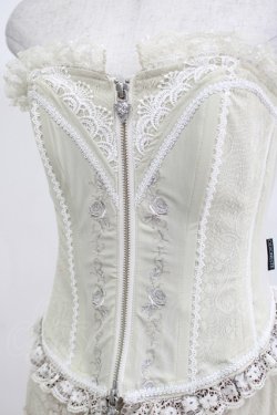 画像4: Ozz oneste / 薔薇刺繍オーバーコルセット  アイボリー H-25-05-19-049-OO-ZA-KB-ZH