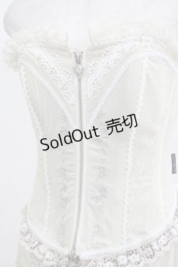 画像4: Ozz oneste / 薔薇刺繍オーバーコルセット  アイボリー H-25-05-19-049-OO-ZA-KB-ZH