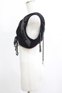 画像2: Rozen Kavalier / 刺繍ショートベスト  黒 H-25-05-19-057-OO-TO-KB-ZH