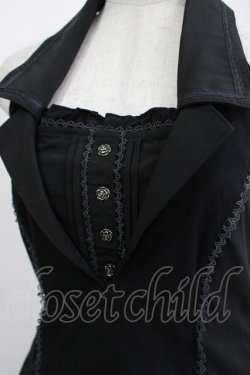 画像4: Ozz oneste / 薔薇刺繍ホルターワンピース  黒 H-25-05-19-006-OO-OP-KB-ZH