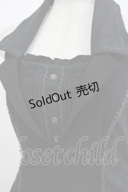 画像4: Ozz oneste / 薔薇刺繍ホルターワンピース  黒 H-25-05-19-006-OO-OP-KB-ZH