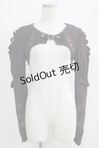 Ozz oneste / 薔薇刺繍ショートボレロ  紫 H-25-05-19-061-OO-TO-KB-ZH