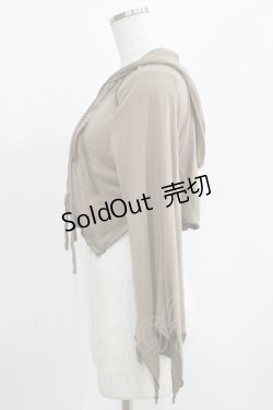 画像2: Ozz Croce / 刺繍ショートパーカー  カーキ H-25-05-19-062-OO-TO-KB-ZH