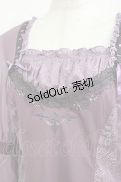 画像4: Ozz oneste / レース姫袖カットソー  パープル H-25-05-19-066-OO-TO-KB-ZH