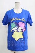 LISTEN FLAVOR / コズミックリトルツインスターズTシャツ M ロイヤルブルー H-25-05-19-068-PU-TO-KB-ZH