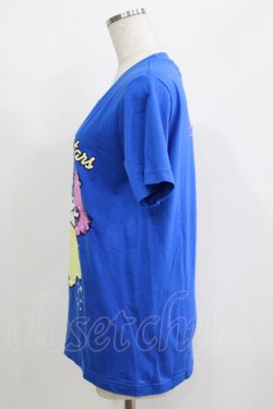 画像2: LISTEN FLAVOR / コズミックリトルツインスターズTシャツ M ロイヤルブルー H-25-05-19-068-PU-TO-KB-ZH