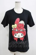 LISTEN FLAVOR / マイメロディTシャツ M ブラック H-25-05-19-069-PU-TO-KB-ZH