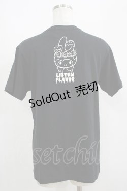 画像3: LISTEN FLAVOR / マイメロディTシャツ M ブラック H-25-05-19-069-PU-TO-KB-ZH