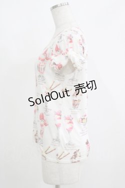 画像2: Jane Marple / Sweet Parfaitのカットソー  オフ H-25-05-19-071-JM-TO-KB-ZH