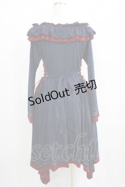 画像3: Ozz oneste / 薔薇刺繍ナポレオンZIPワンピース  ネイビー H-25-05-19-007-OO-OP-KB-ZH