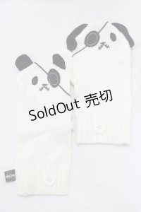 PEACE NOW / 眼帯くまニットグローブ  オフ H-25-05-19-074-PU-ZA-KB-ZT208