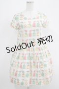 Jane Marple / Fruit Candyミニワンピース  アイボリー H-25-05-19-002-JM-OP-KB-ZH