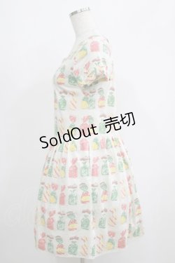画像2: Jane Marple / Fruit Candyミニワンピース  アイボリー H-25-05-19-002-JM-OP-KB-ZH