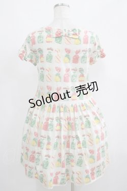 画像3: Jane Marple / Fruit Candyミニワンピース  アイボリー H-25-05-19-002-JM-OP-KB-ZH