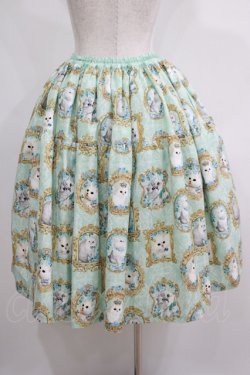 画像3: Enchantlic Enchantilly / 猫の女王の肖像画スカート Free ミント H-25-05-20-016-LO-SK-NS-ZH