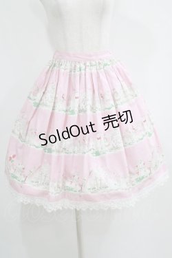 画像1: BABY,THE STARS SHINE BRIGHT / ハロウィンアリスプリントスカート Free ピンク H-25-05-20-018-BA-SK-NS-ZH