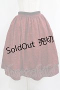 axes femme POETIQUE / ふしぎの国のアリス/スカート M ワイン H-25-05-20-019-AX-SK-YZ-ZH