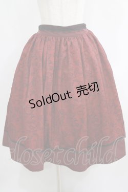 画像1: axes femme POETIQUE / ふしぎの国のアリス/スカート M ワイン H-25-05-20-019-AX-SK-YZ-ZH