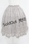 axes femme / フロッキープリントスカート M ブラウン H-25-05-20-023-AX-SK-NS-ZH