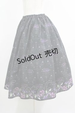 画像2: Enchantlic Enchantilly / すみれ姫スカート Free ブラック H-25-05-20-024-LO-SK-NS-ZH