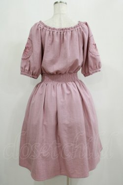 画像3: F&A / 袖カットワークオフショルワンピース Free PINK H-25-05-20-037-LO-OP-NS-ZH