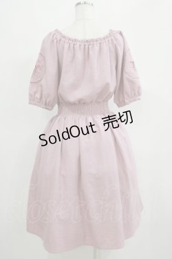 画像3: F&A / 袖カットワークオフショルワンピース Free PINK H-25-05-20-037-LO-OP-NS-ZH