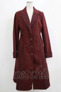 axes femme / クラシックロングコート M ボルドー H-25-05-20-039-AX-CO-NS-ZH
