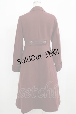 画像3: axes femme / クラシックロングコート M ボルドー H-25-05-20-039-AX-CO-NS-ZT-C061