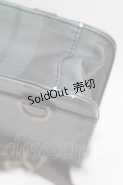 画像3: Fi.n.t / トランク風ミニサッチェルバッグ  グリーン×ネイビー H-25-05-20-1004-CA-BG-NS-ZH
