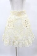 axes femme POETIQUE / ポケットレースミニスカート M アイボリー H-25-05-20-1035-AX-SK-NS-ZH