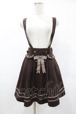 画像1: Amavel / Crown emblem プリーツスカパン Free ブラウン H-25-05-20-1041-CA-SK-NS-ZH