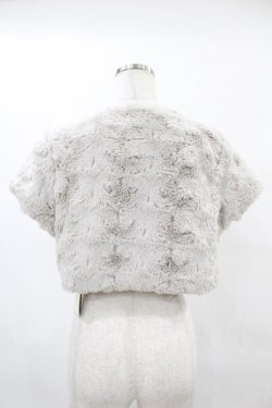 画像2: Secret Honey / ファーボレロ size 2 グレー H-25-05-20-1048-CA-TO-NS-ZH